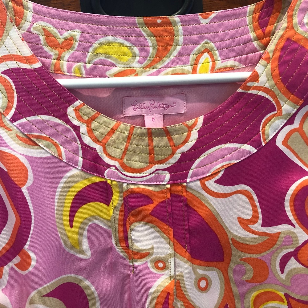 Lilly Pulitzer Silk sheath dress size 0